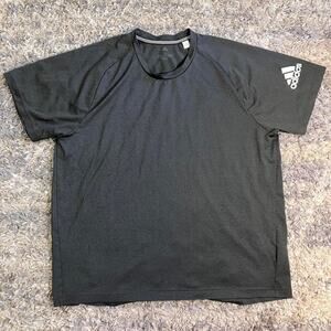 Adidas Climalite Charcoal Grey Crewneck activewear‎ T-shirt